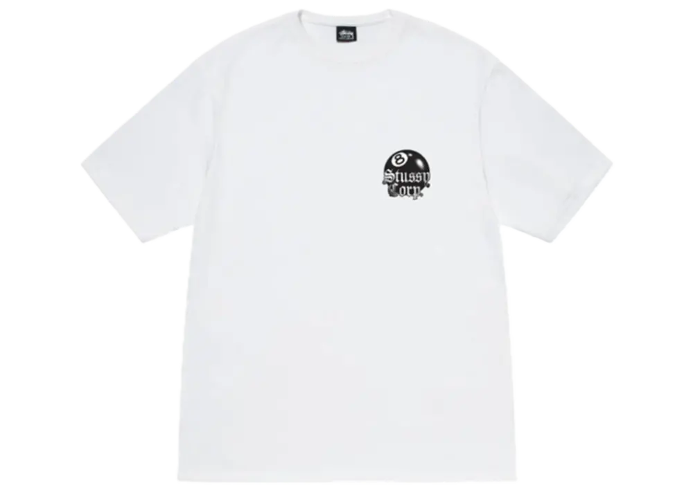 Áo Stussy 8 Ball Corp ‘White’