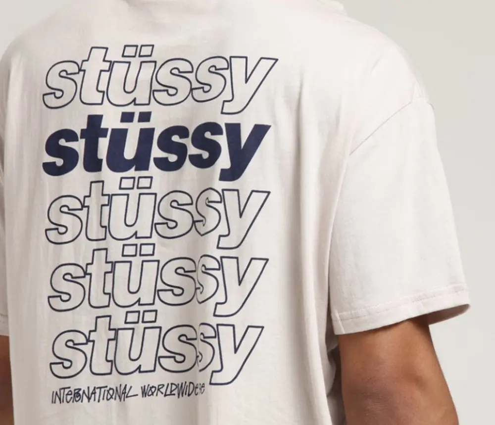 Alternative view of Áo Stussy Italic Tee ‘White’