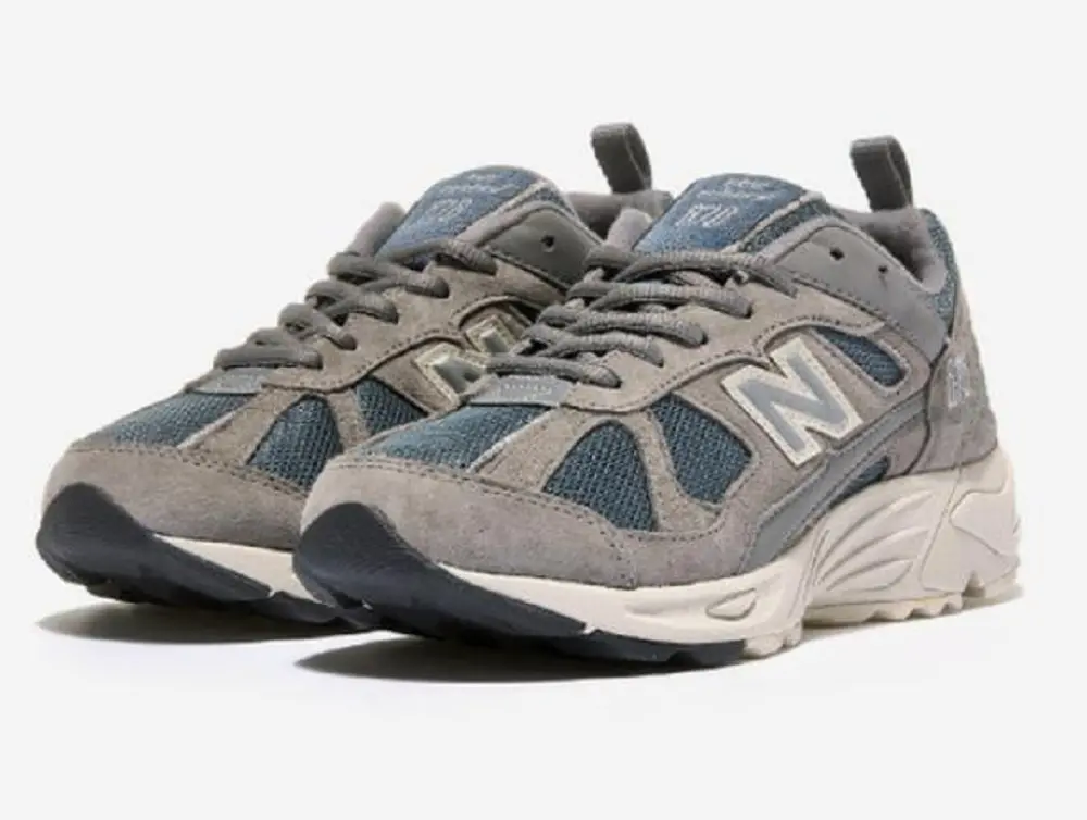 Giày New Balance 878 'Khaki Grey' CM878KO1 - Ảnh 5