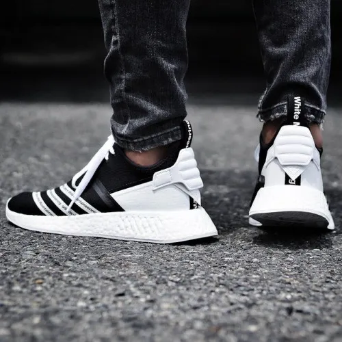 Giày Adidas White Mountaineering x NMD R2 Primeknit ‘Core Black’ CG3648 - Ảnh 4