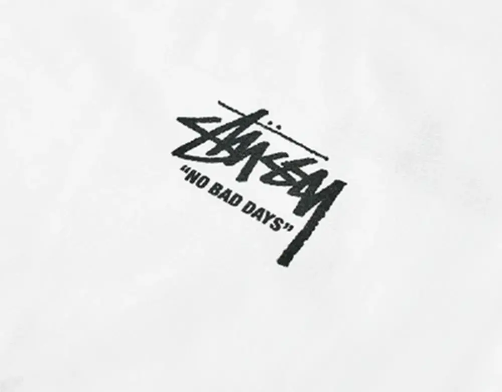 Áo Stussy “No Bad Days” Summer 19 Tee White - Ảnh 4