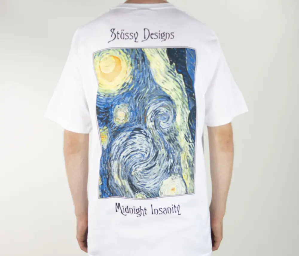 Alternative view of Áo Stussy Midnight Insanity Tee ‘White’