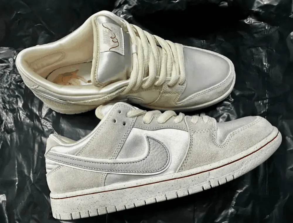 Giày Nike SB Dunk Low City Of Love Light Bone FZ5654-100 - Ảnh 4