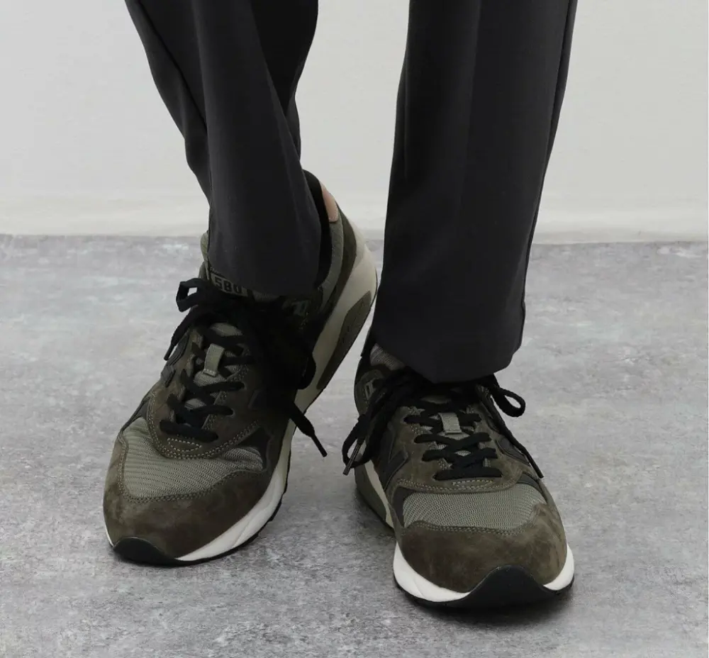 Giày New Balance 580 Olive Green MT580ADC - Ảnh 4