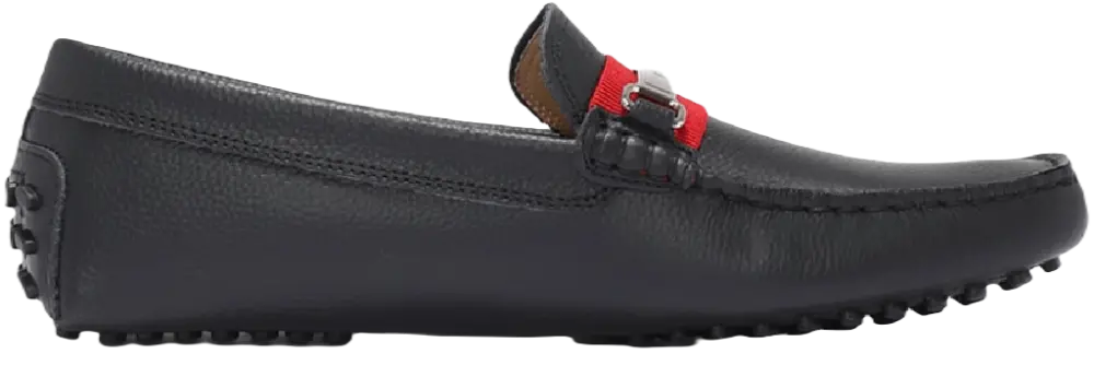 Giày Lacoste Ansted Driving Style Black Red Slip On Racing 7-38CMA00841B5