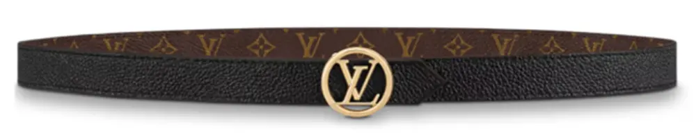 Thắt Lưng Louis Vuition LV Circle 20mm ‘Black’ M0567V