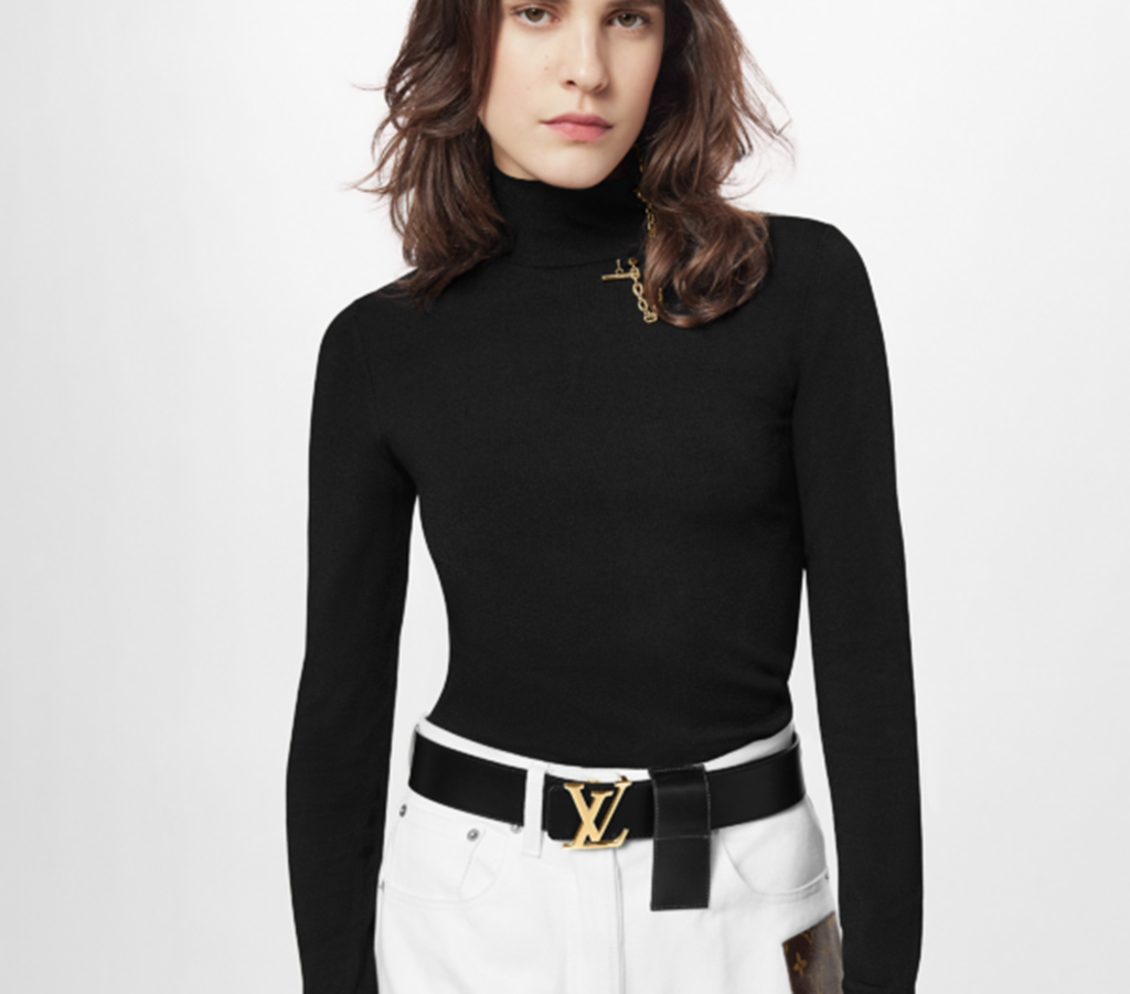 Thắt Lưng Louis Vuitton Initiales ‘Black’ LVM0566S - Ảnh 2