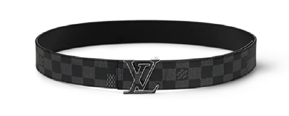 Thắt Lưng Louis Vuitton Initials ‘Grey Black’ M0340V