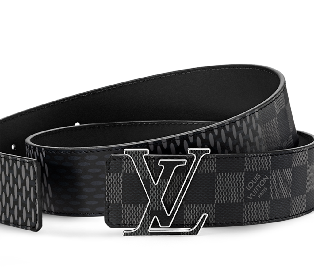 Thắt Lưng Louis Vuitton Initials ‘Grey Black’ M0340V - Ảnh 2