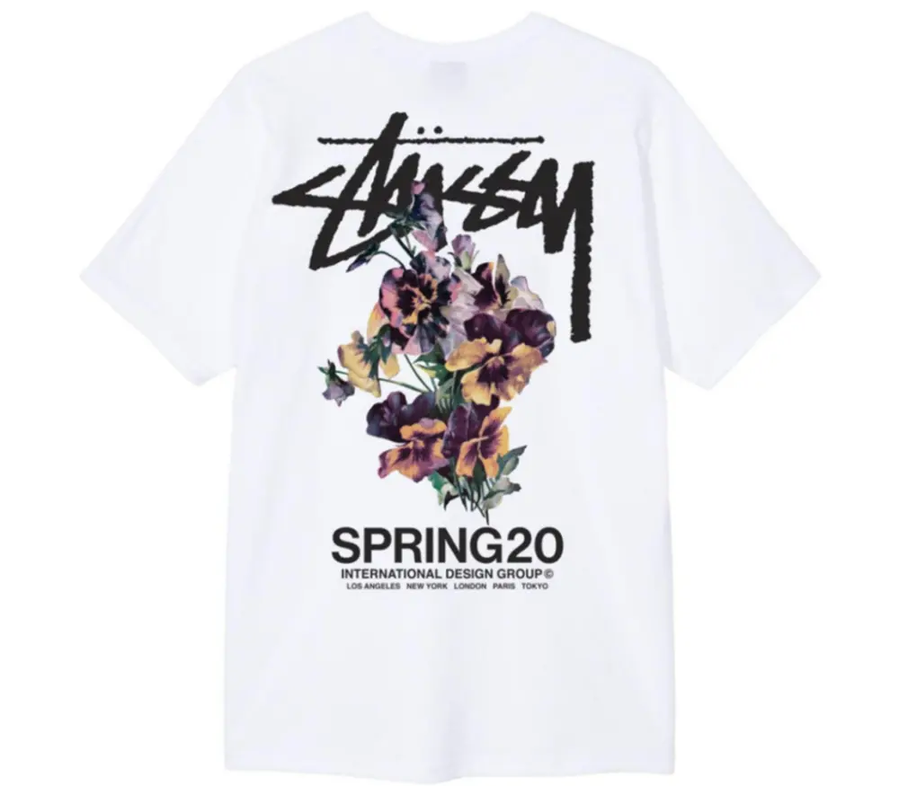 Alternative view of Áo Stussy “Spring 20” Tee White