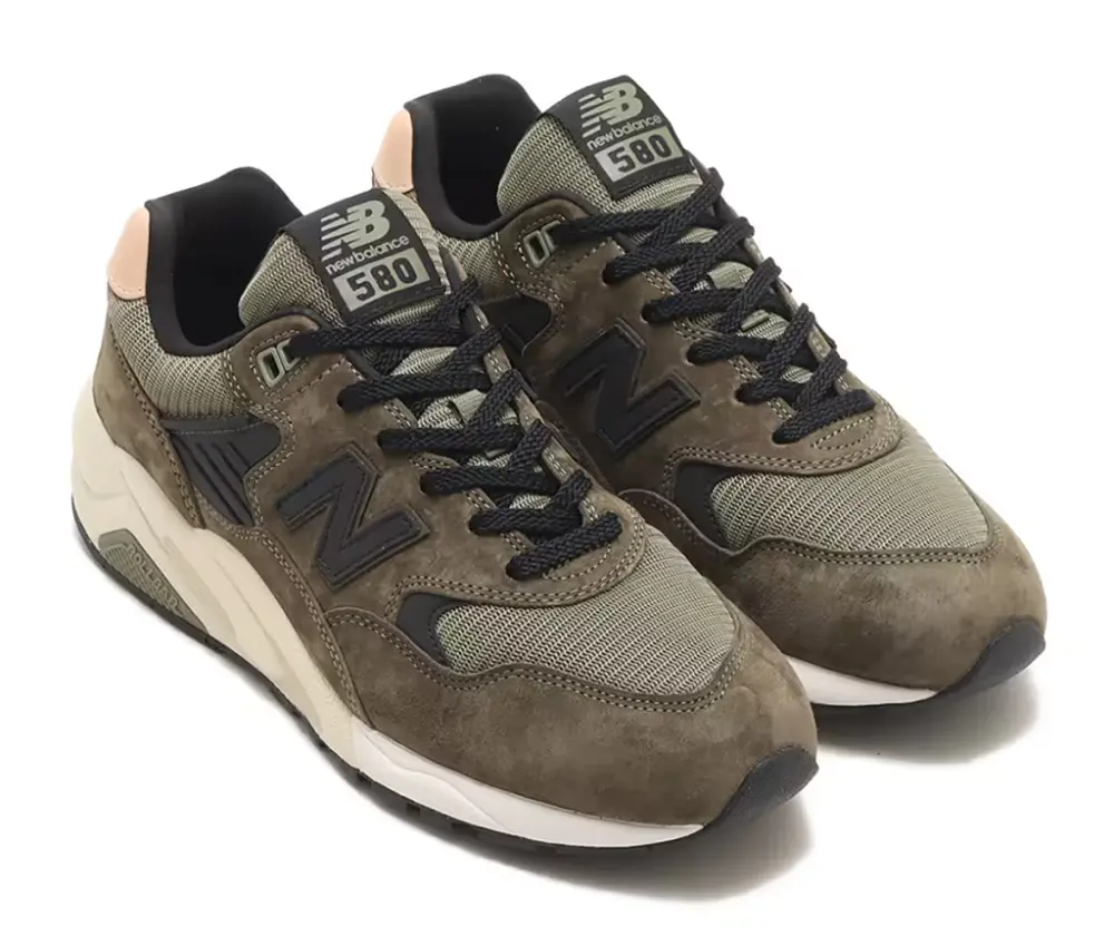 Giày New Balance 580 Olive Green MT580ADC - Ảnh 6