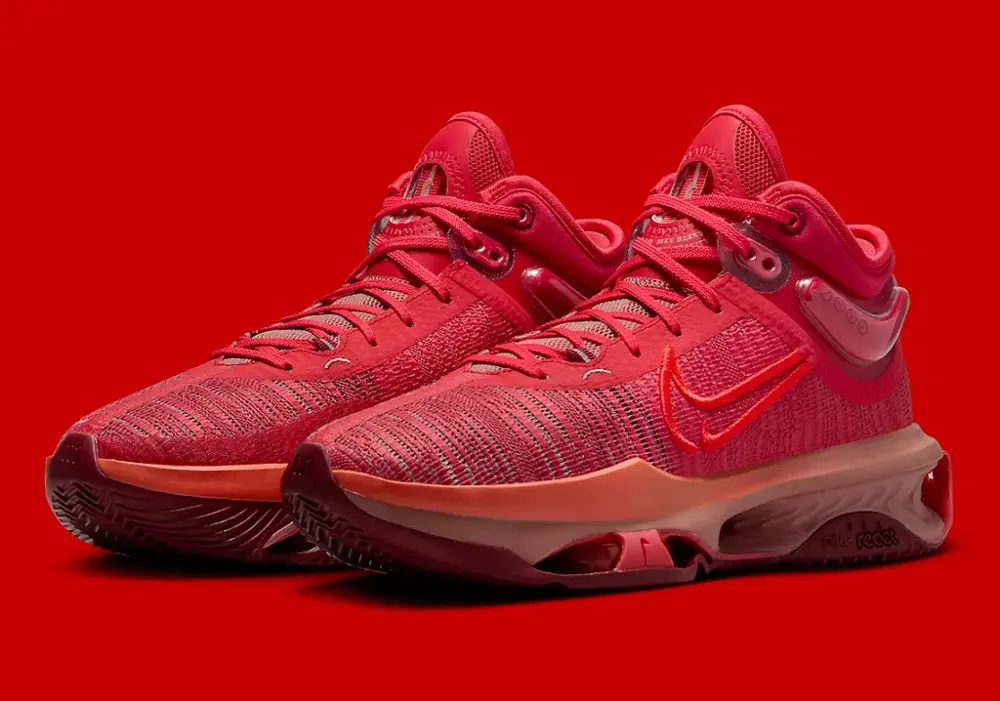 Alternative view of Giày Nike Air Zoom GT Jump 2 Light Fusion Red DJ9431-602