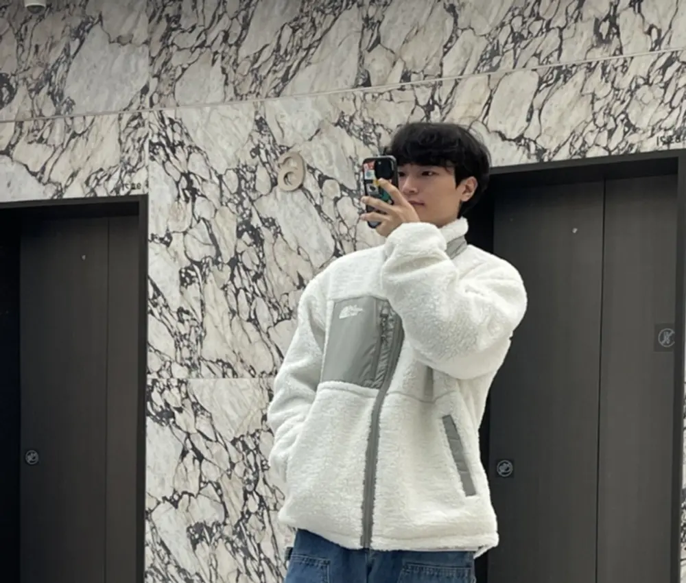 Alternative view of Áo The North Face Reversible Fleece Jacket ‘White’ NJ4FP54C
