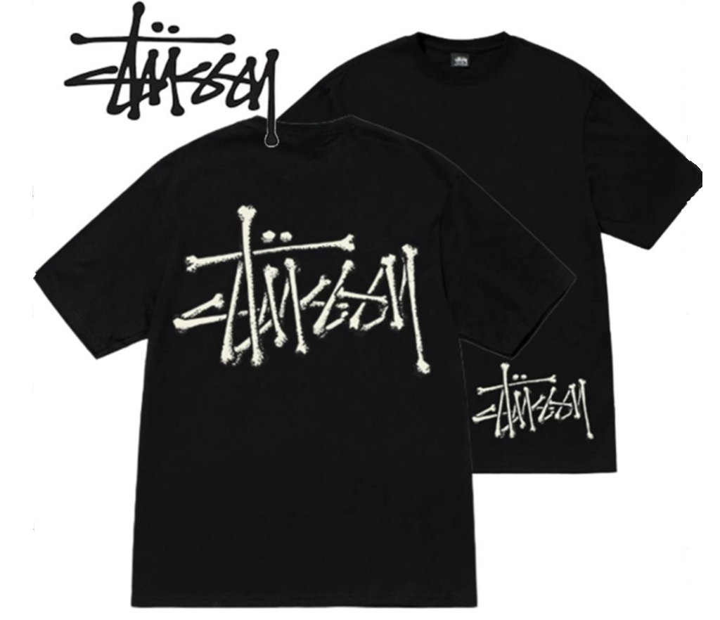 Áo Stussy Bones Stock T-Shirt ‘Black’ - Ảnh 2