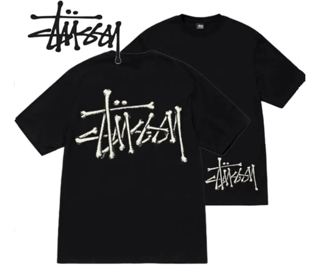 Alternative view of Áo Stussy Bones Stock T-Shirt ‘Black’