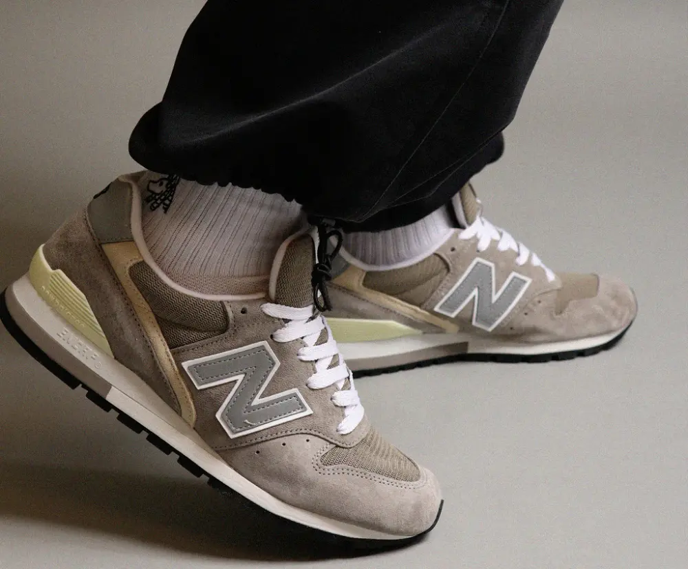 Giày New Balance 996 MiUSA Grey Silver U996GR - Ảnh 6