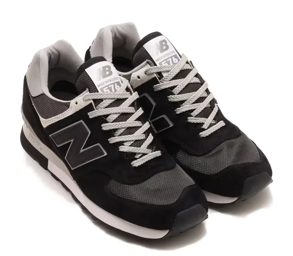 Giày New Balance 576 Black V1 Made in UK OU576PBK - Ảnh 3