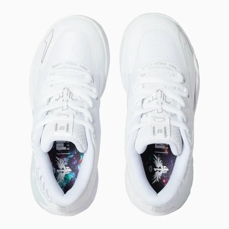 Giày Puma Lo Big Kid ‘Triple White’ 377368-04 - Ảnh 4