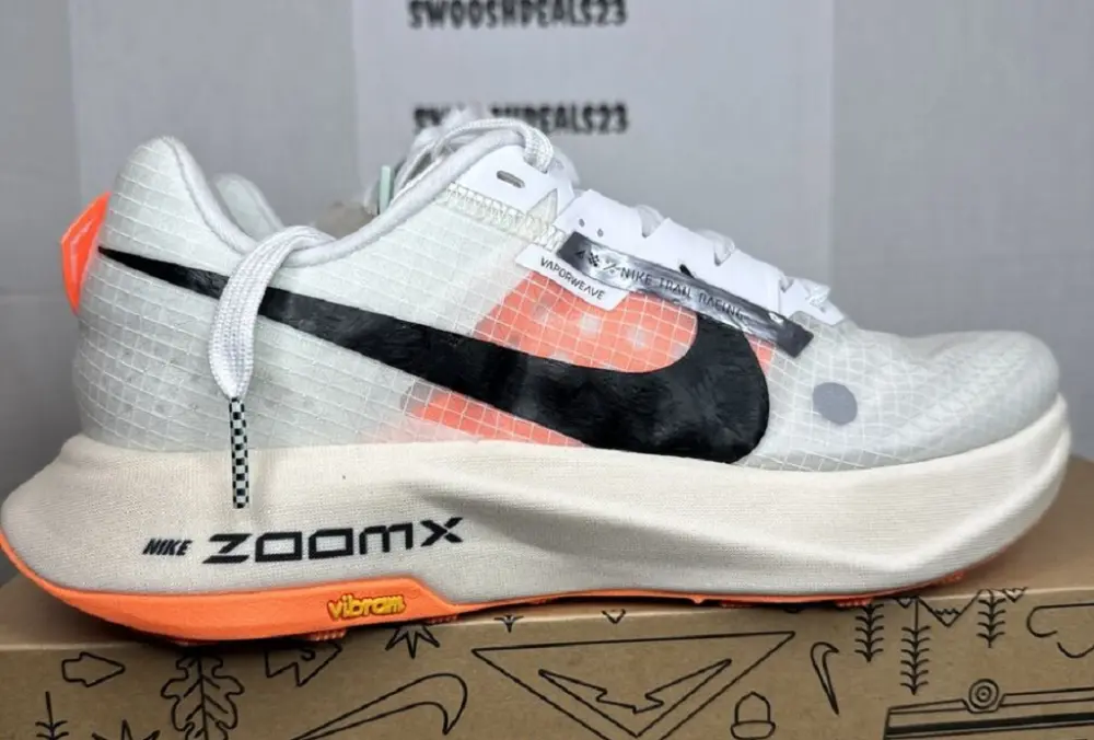 Alternative view of Giày Nike ZoomX Ultrafly Trail 'Prototype Pale Ivory Total Orange' DZ0489-100