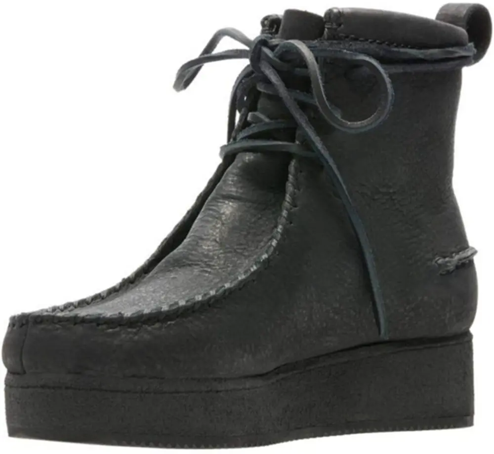Giày Clarks Originals Wallabee Craft ‘Black’ 26135569 - Ảnh 4
