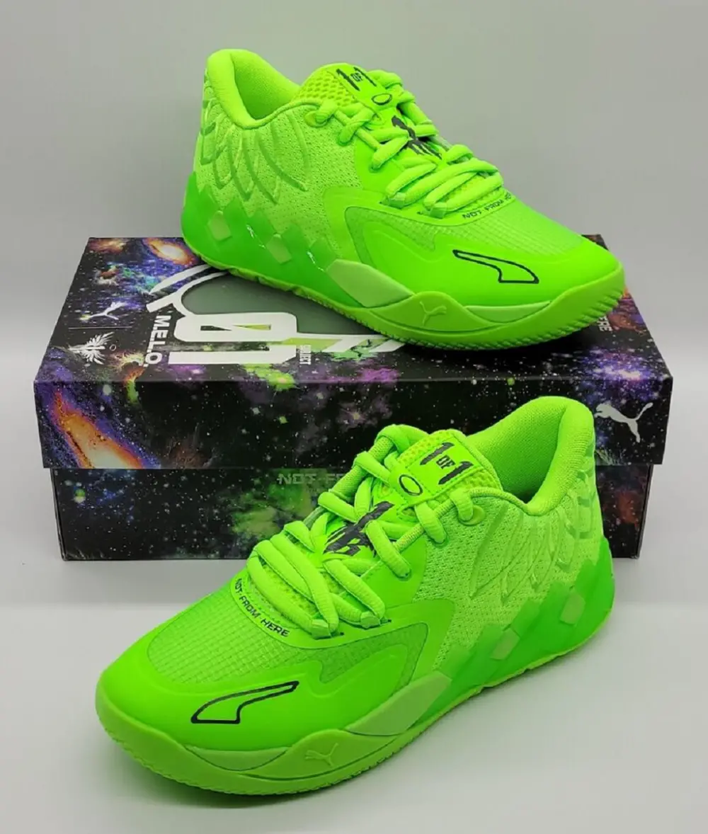 Giày Puma LaMelo Ball MB.01 Lo Team Color Green 377368-07 - Ảnh 3