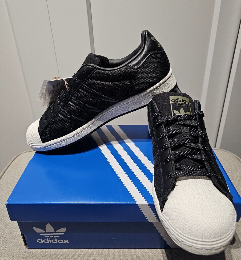 Giày Adidas Originals Superstar 'Black' HQ3804 - Ảnh 4