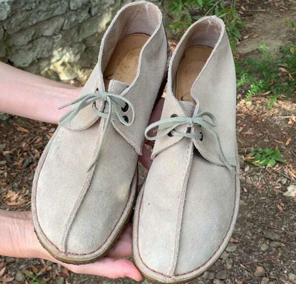 Giày Clarks Desert Trek ‘Taupe Nubuck’ 261-70131 - Ảnh 2