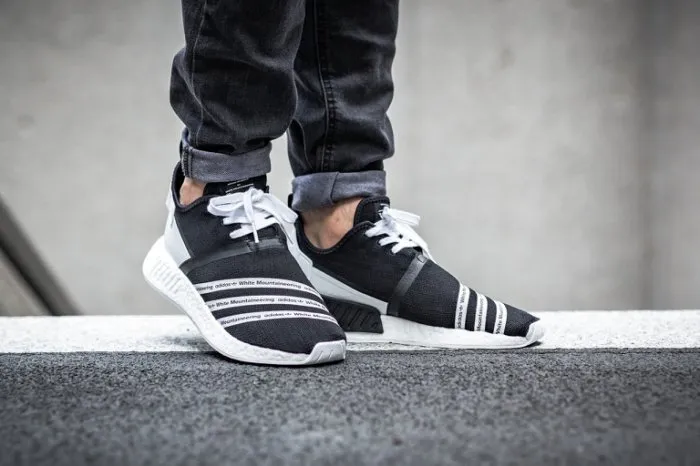 Giày Adidas White Mountaineering x NMD R2 Primeknit ‘Core Black’ CG3648 - Ảnh 2