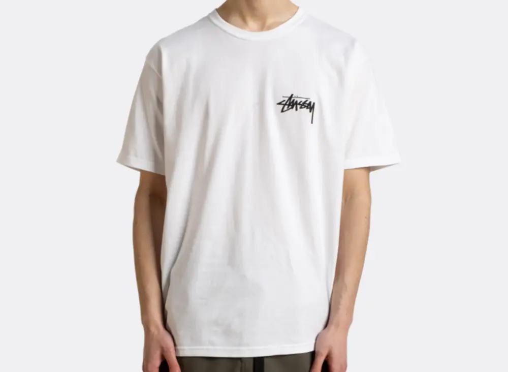 Áo Stussy Design Group 21 Tee White - Ảnh 5