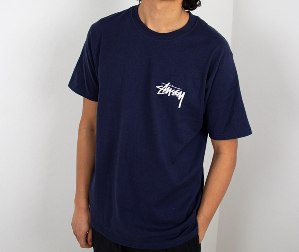 Áo Stussy Peace Sign Tee Navy - Ảnh 3