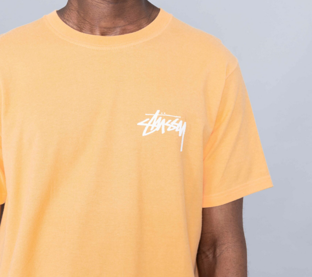Áo Stussy Peace Sign Tee Orange - Ảnh 3