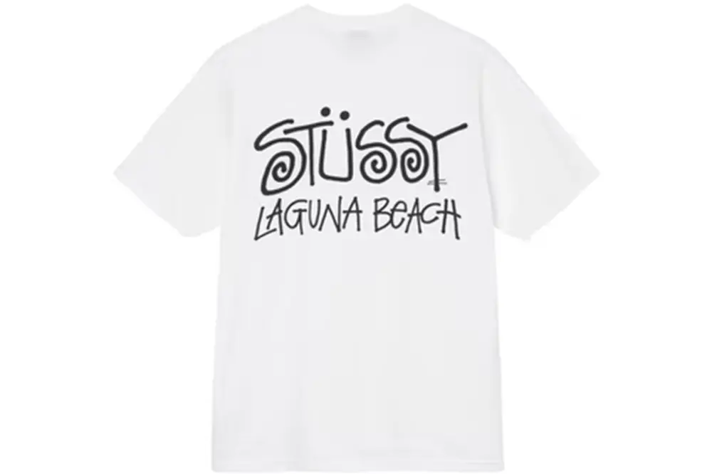Alternative view of Áo Stussy x Our Legacy Laguna Tee ‘White’