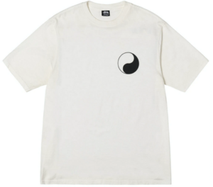 Áo Stussy x Our Legacy Work Shop Yin Yang Pigment Dyed Tee ‘Natural’