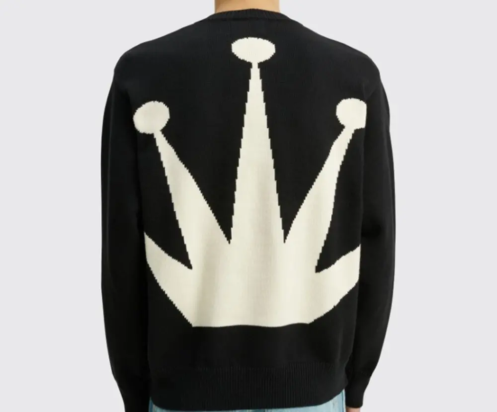 Áo Stussy Bent Crown Knit Sweater ‘Black’ - Ảnh 3