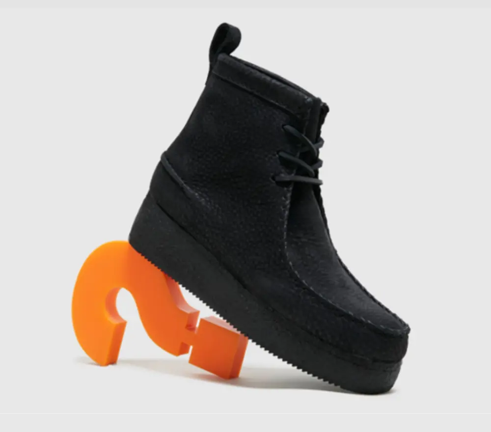 Alternative view of Giày Clarks Originals Wallabee Craft ‘Black’ 26135569