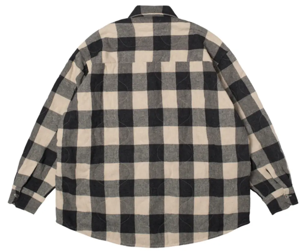Alternative view of Áo Stussy x Our Legacy Work Shop Borrowed Jacket ‘Grey Beige Check’