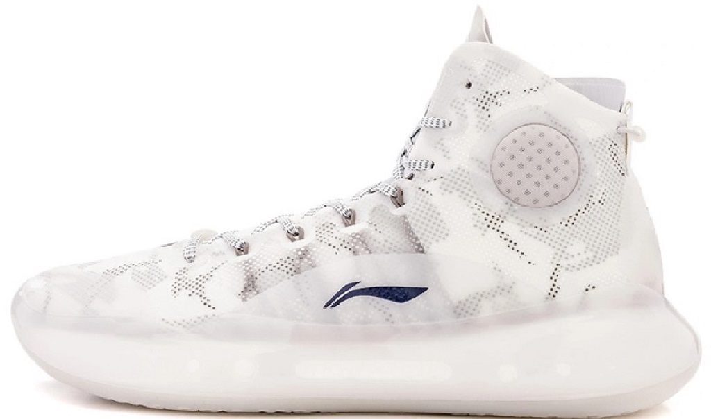 Giày Li-Ning Yu Shuai XIV 14 High Boom x Aape White ABAQ033-26 - Ảnh 3