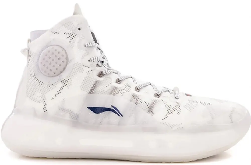 Giày Li-Ning Yu Shuai XIV 14 High Boom x Aape White ABAQ033-26
