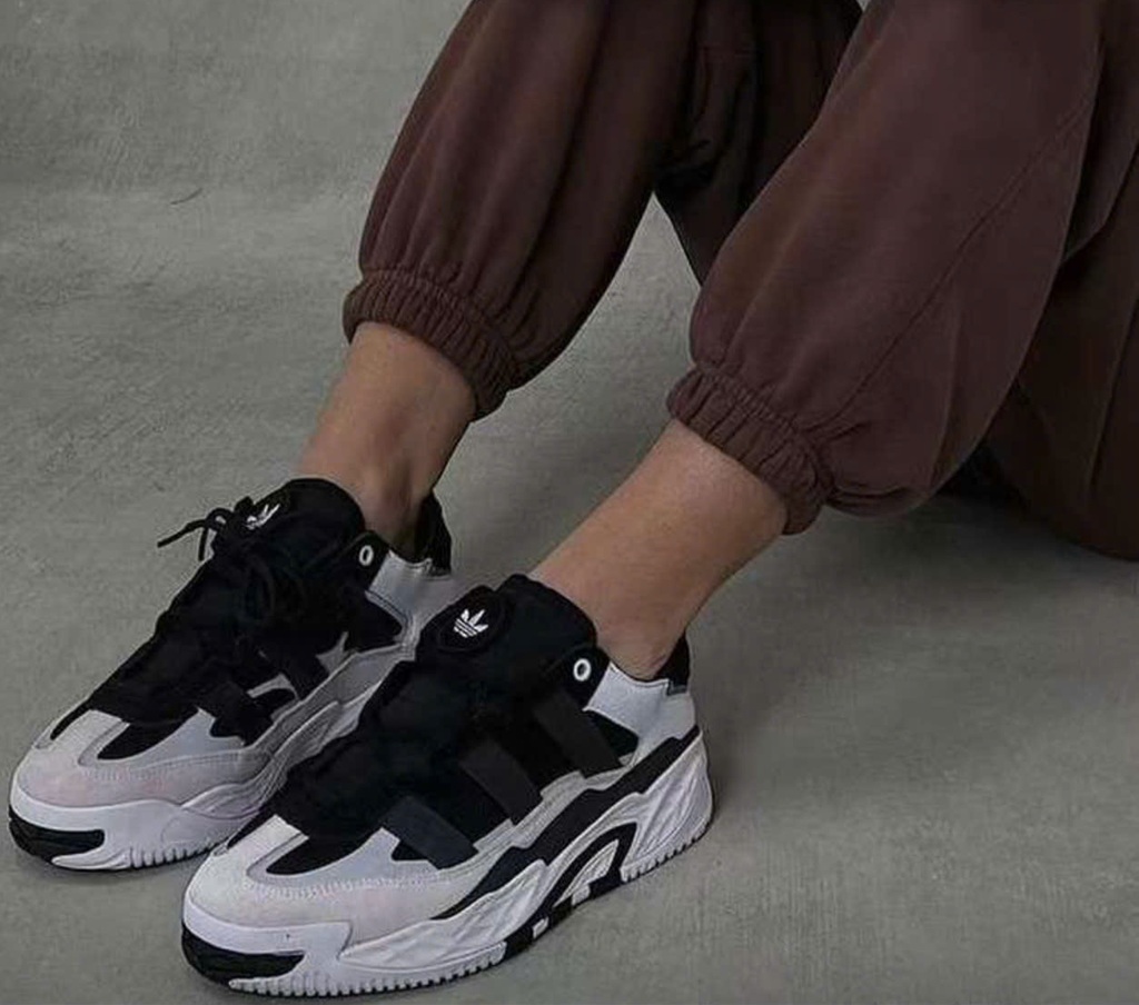 Alternative view of Giày Adidas Niteball ‘Black White’ H67360