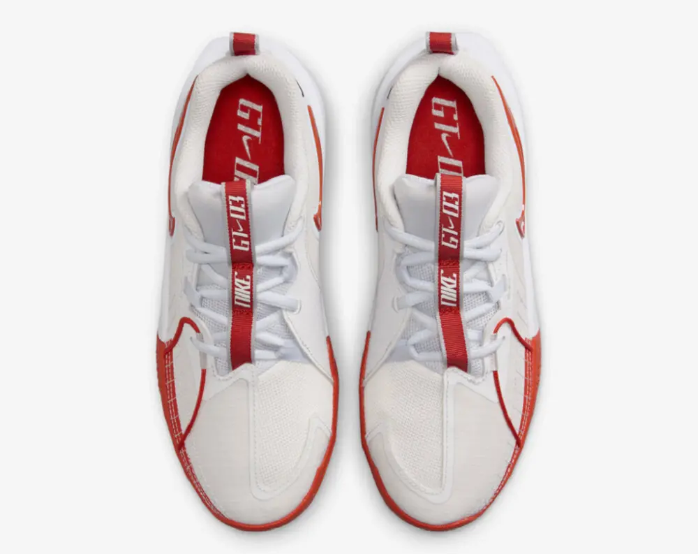 Giày Nike Zoom GT Cut 3 White Picante Red FD7033-101 - Ảnh 7