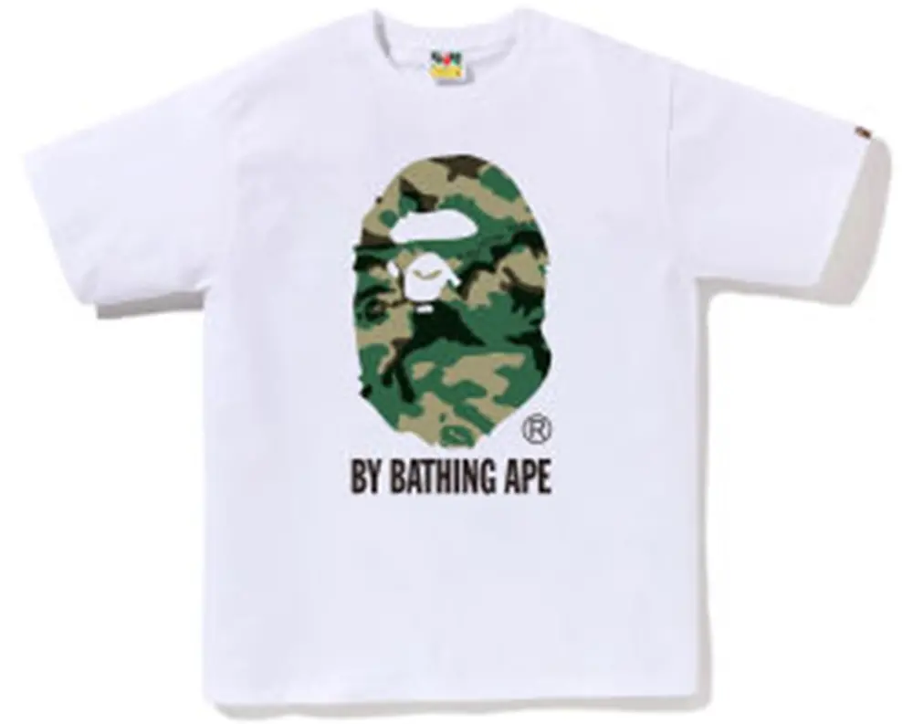 Alternative view of Áo Bape Woodland Camo By Bathing Ape Tee 'Black and White' 0ZXTEM110032K