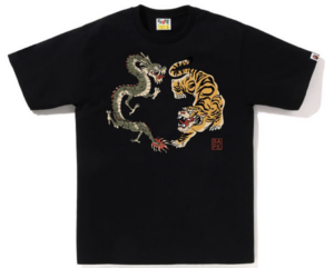 Áo Bape Culture Tiger And Dragon Tee OZXTEM110067K