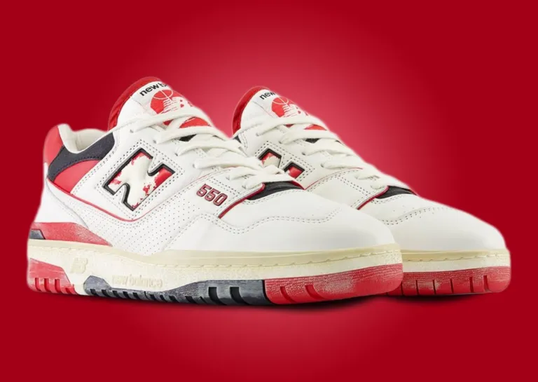 Giày New Balance 550 Vintage Pack ‘Red’ BB550VGA - Ảnh 5