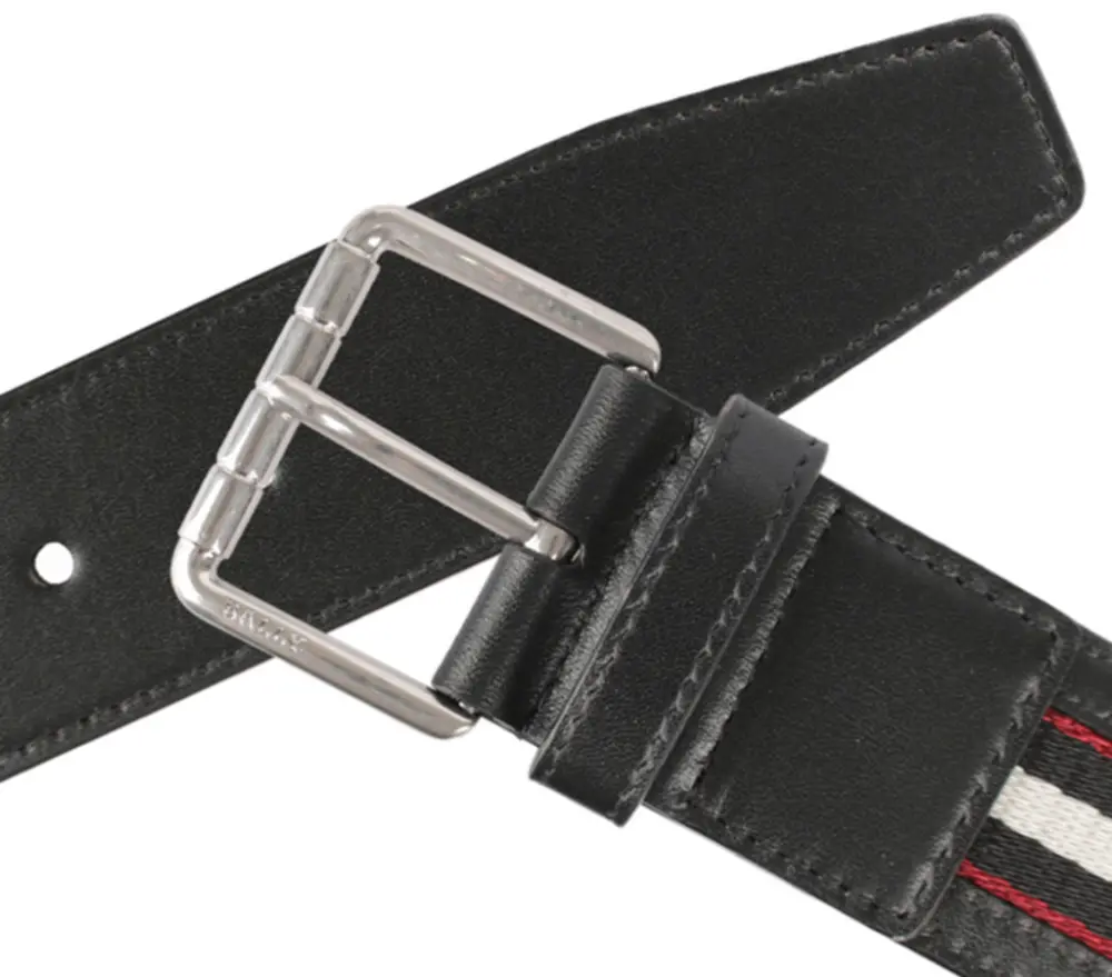 Alternative view of Thắt Lưng Bally Willford ‘Black Red’ WILFORD-40-M-66
