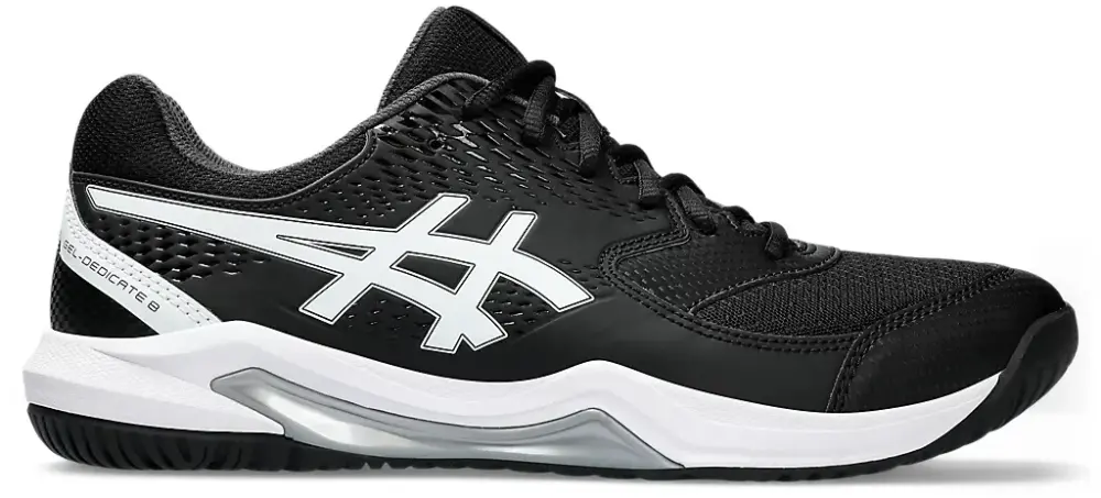 Giày Asics Gel Dedicate 8 Mens Tennis Shoe Black/White 1041A408-001