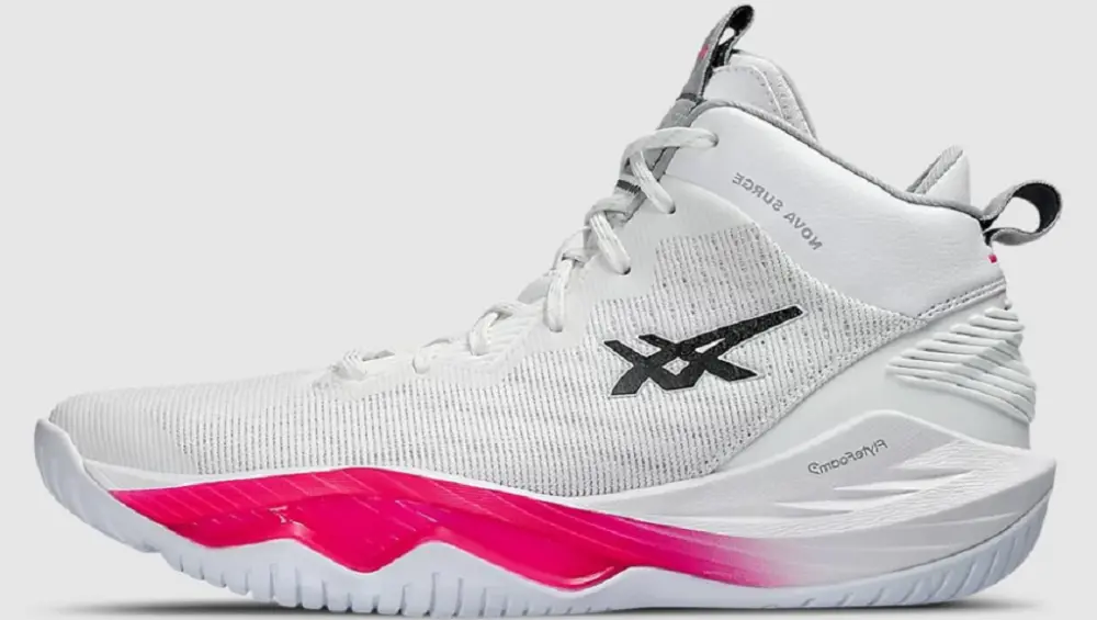 Alternative view of Giày Asics Nova Surge 2 'White Pink' 1061A040-104