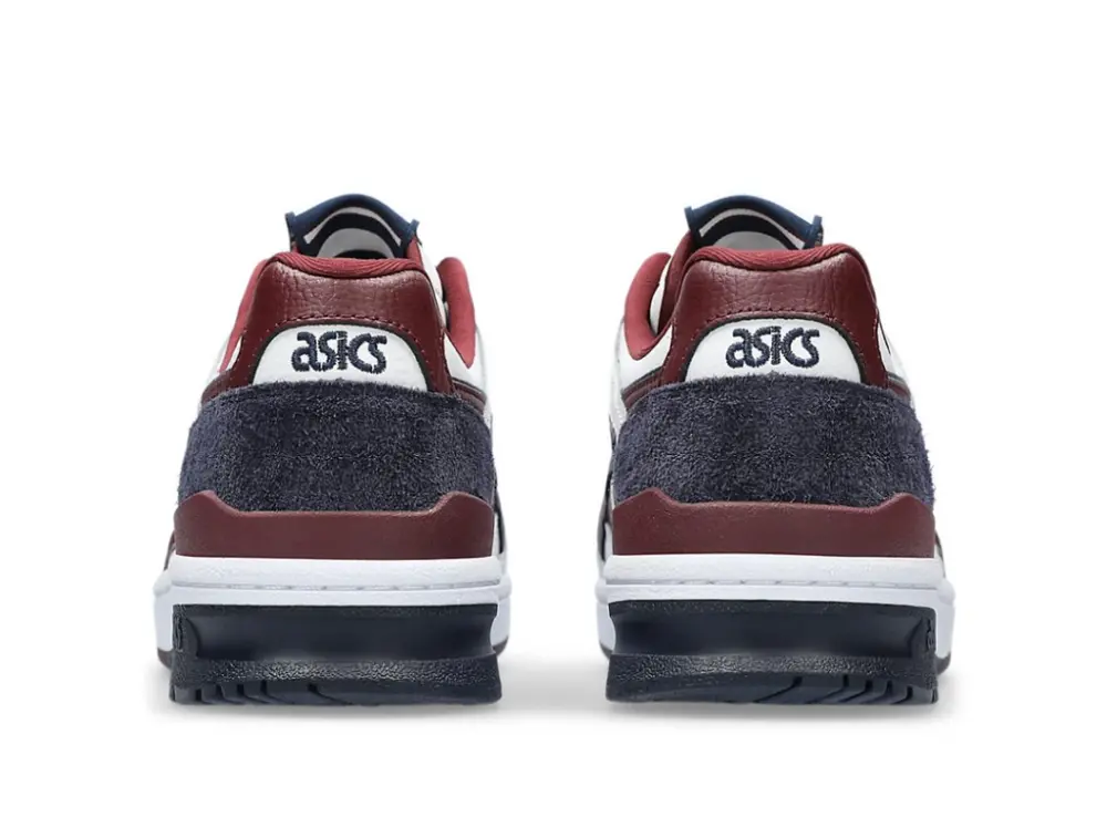 Giày Asics EX89 White Port Royal Burgundy 1203A268-101 - Ảnh 5