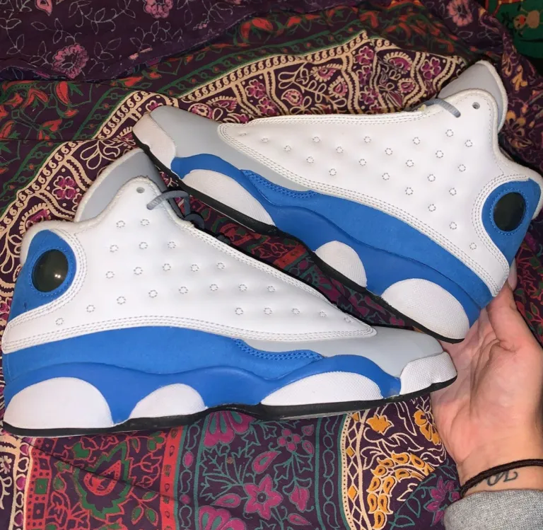 Giày Nike Air Jordan 13 Retro GS ‘Italy Blue’ 439358-107 - Ảnh 2