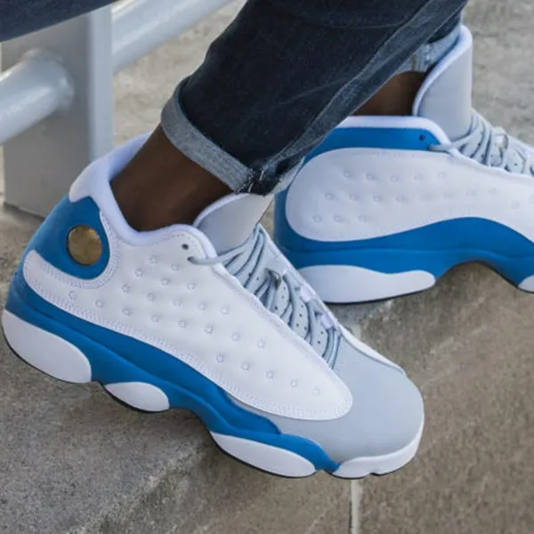 Giày Nike Air Jordan 13 Retro GS ‘Italy Blue’ 439358-107 - Ảnh 3
