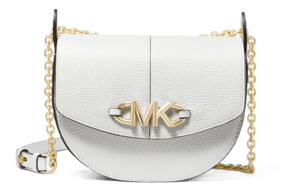 Túi Michael Kors Small Conv Saddle Cross Body Bag 'White' 32T1GZYC0L-085